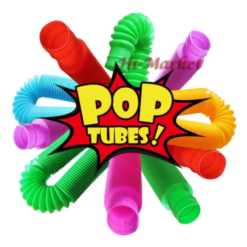 MAINAN ANAK/LAMPU POP LED/ MAINAN PIPA LED POP/ LIGHT UP POP PIPES/LAMPU LED PIPA MURAH MERIAH