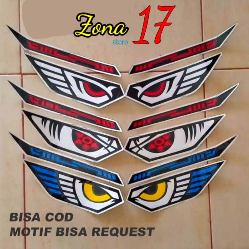 sticker mata lampu cbr 150 facelift