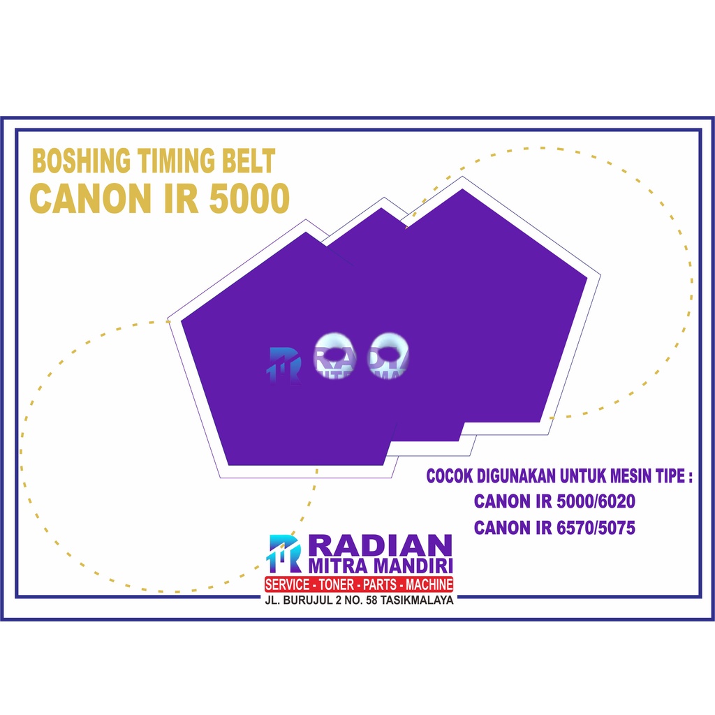 BOSHING TIMING BELT FOTOCOPY CANON IR 5000