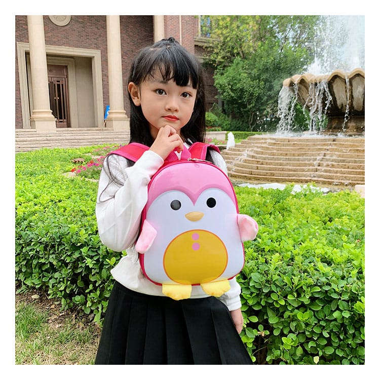 [Juallarus.id]Tas Ransel Anak Motif Penguin Yang Lucu Dan Unik / Cute Kids Penguin Pack / Anti Air