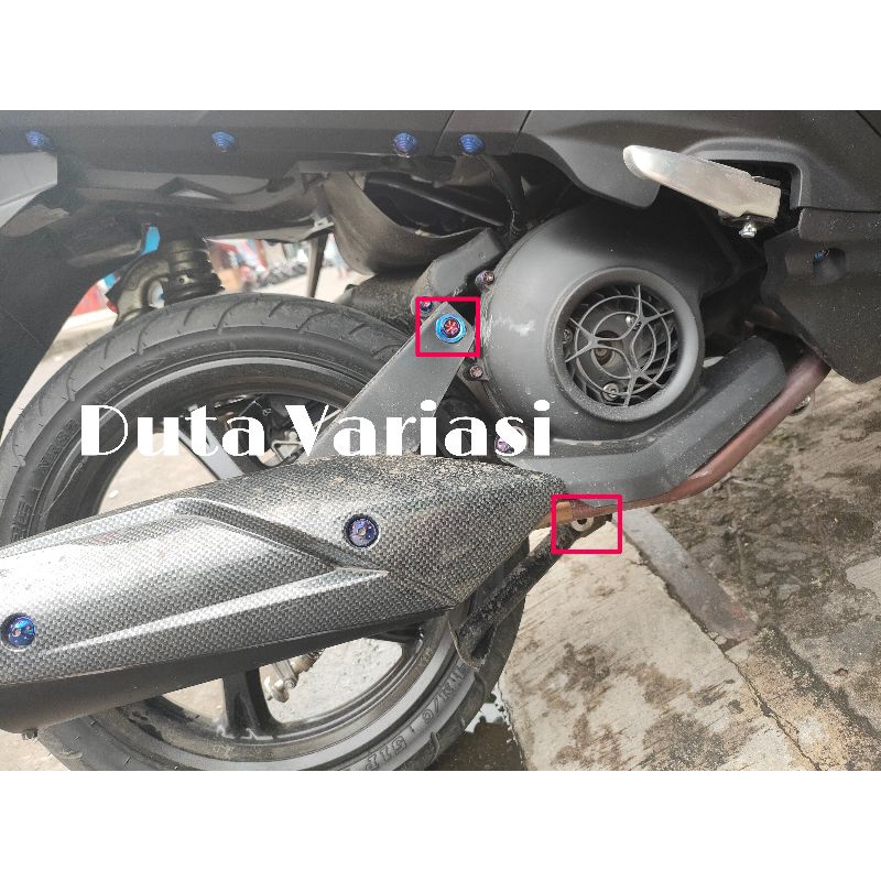 NACOM DV BAUT PEGANGAN KNALPOT YAMAHA GEAR