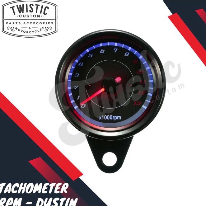 Speedometer Tachometer Rpm Meter Analog Dustin Motor Custom Universal