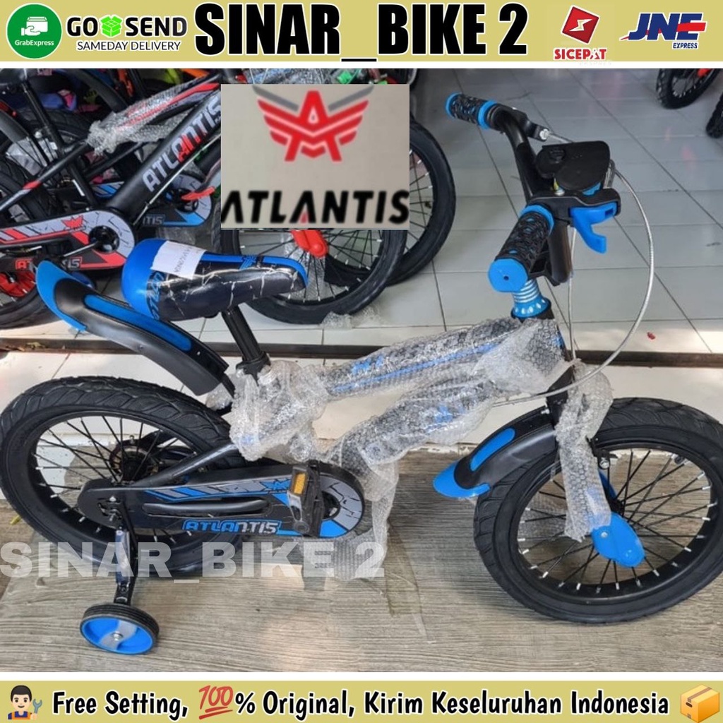 Sepeda Anak Laki BMX ATLANTIS SPARTA Ban Jumbo 12 16 &amp; 18 Inch