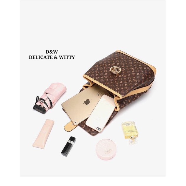ORIGINAL TAS RANSEL DELICATE &amp; WITTY (D&amp;W) ORIGINAL* Bisa 3 fungsi