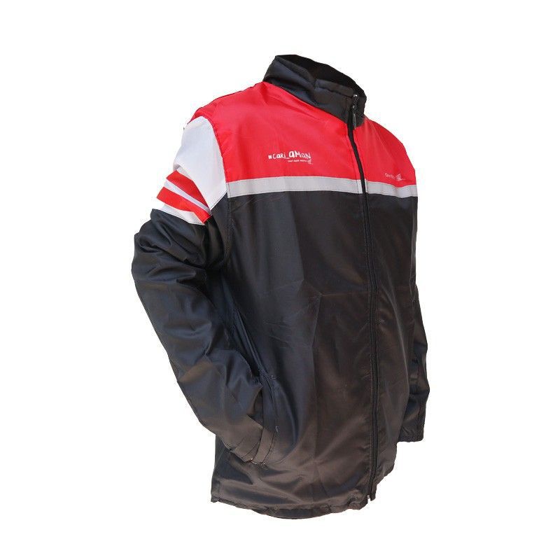 Jaket Motor Honda Original Kombinasi Hitam dan Merah