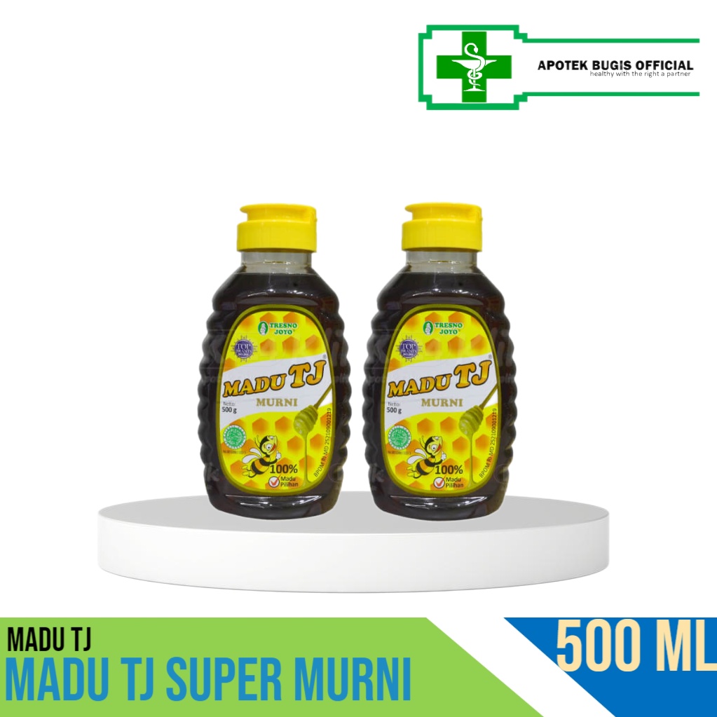 Madu TJ 500g | Honey Murni asli / Vitamin / Daya Tahan Stamina Tubuh / Suplemen Makanan Sehat / Herba