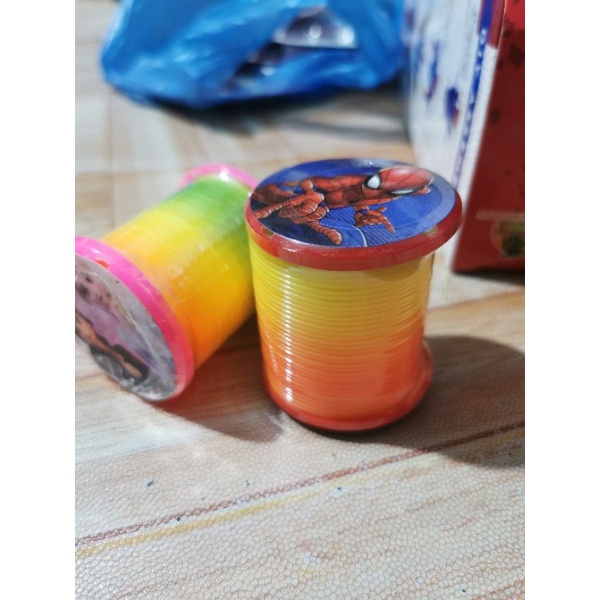 [BISA COD] Rainbow spring sedang mainan per pegas pelangi slinky 4.5 x 5