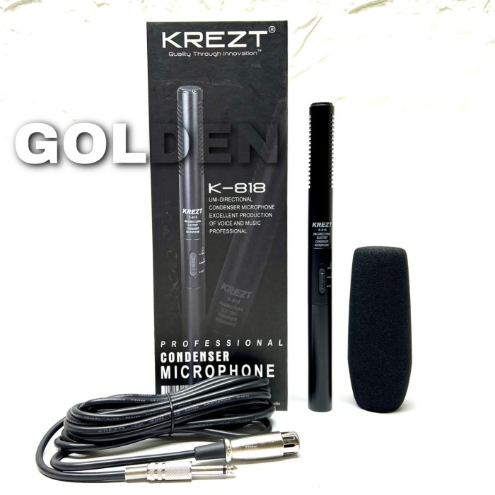 Mic Kabel Condenser Krezt K 818 Original Kondensor Krezt K818