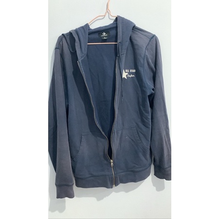 converse hoodie zip
