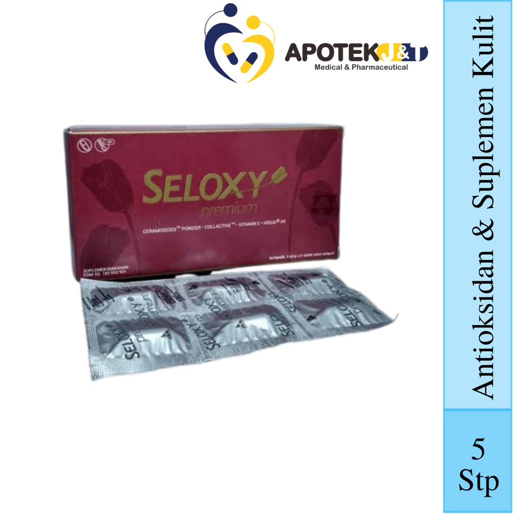 SELOXY PREMIUM BOX / ANTI AGING / SUPLEMEN KULIT GLOWING