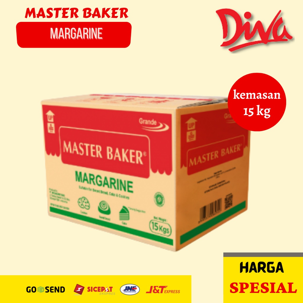 

Master Baker Margarin 15 Kg | Master Bakers Grande Margarine 1 Dus