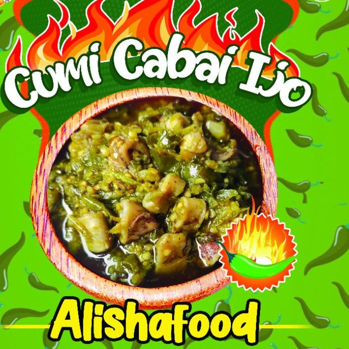 ₽ [Pedes Seger] Cumi Cabe/ Sambal Ijo (Kemasan Sachet Mini 50 Gr) ヰ