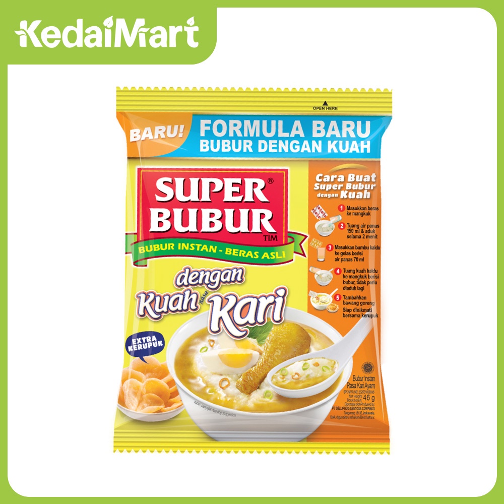 

Super Bubur Kuah Kari 46 Gram