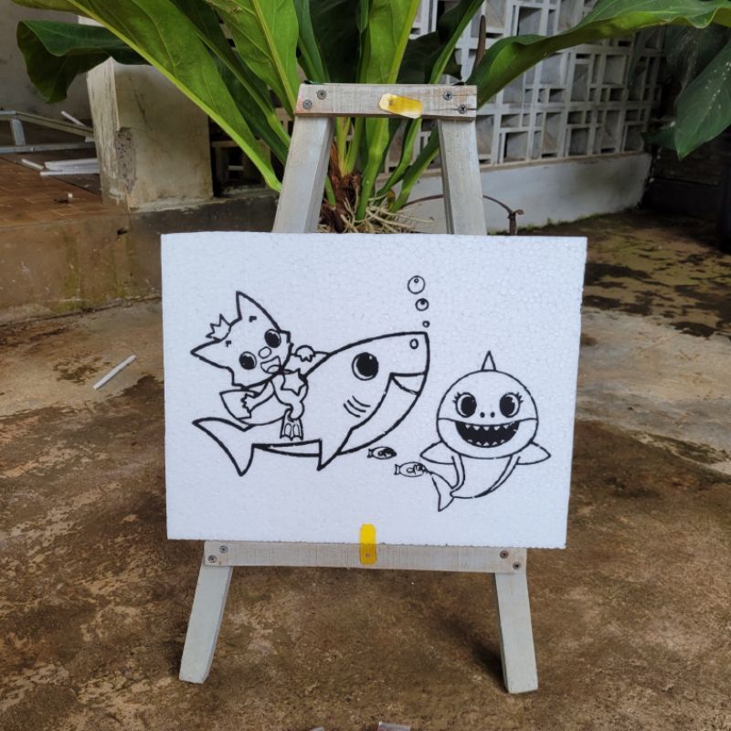 

STYROFOAM LUKIS TANPA LIS / STYROFOAM LUKIS DENGAN LIS UK 30×40