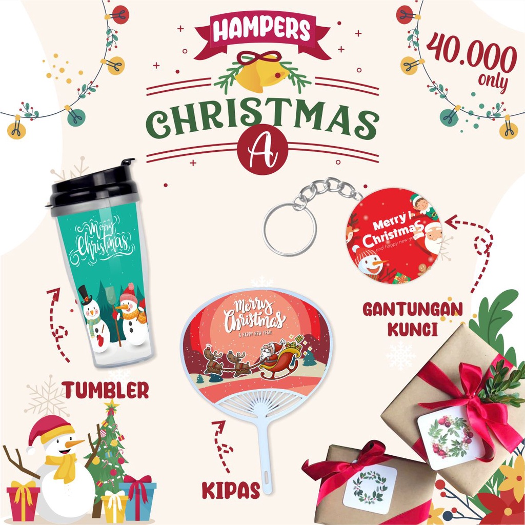 

Hampers Natal Custom | Kado Natal | Christmas Gift Box Custom | Paket New A