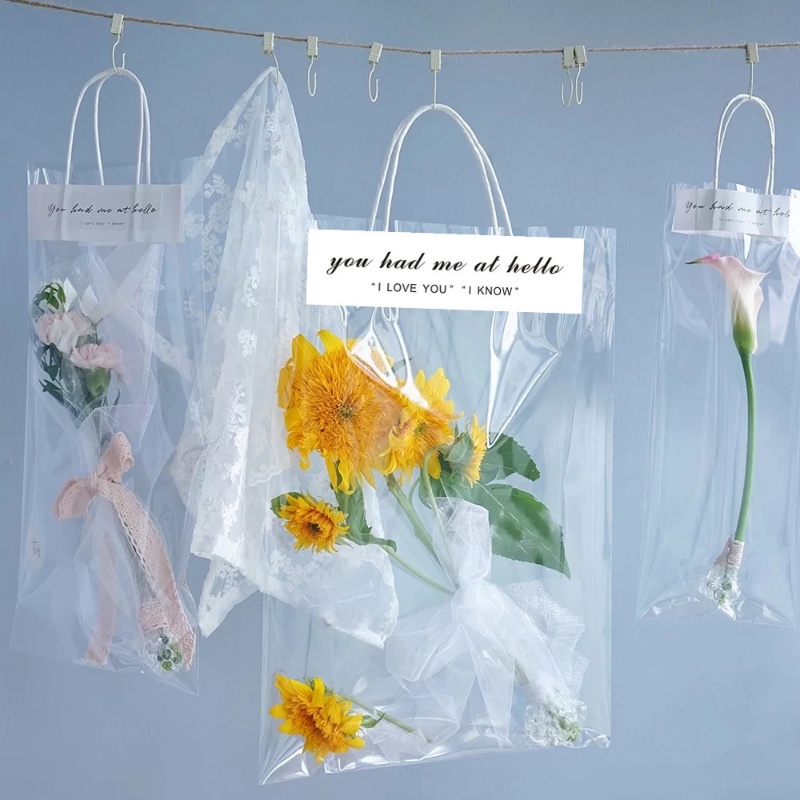 Bunga Matahari Mawar Flowers DIY Hadiah Handbag/Kreatif Sovenir Pernikahan Bunga Hadiah Paket Tas Untuk Dekorasi Hari Valentine