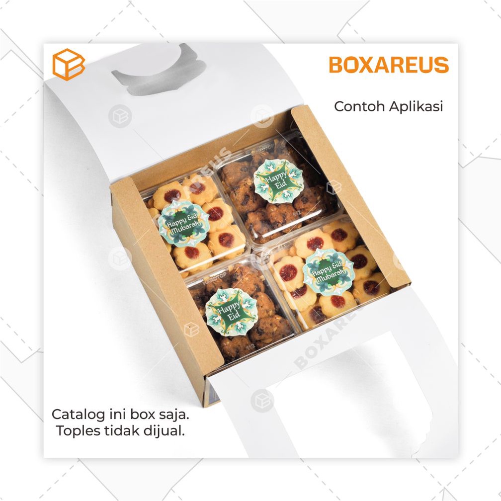 Cake Box Packaging Hampers Lebaran Kotak Kue Idul Fitri Kemasan | CB2210 IF
