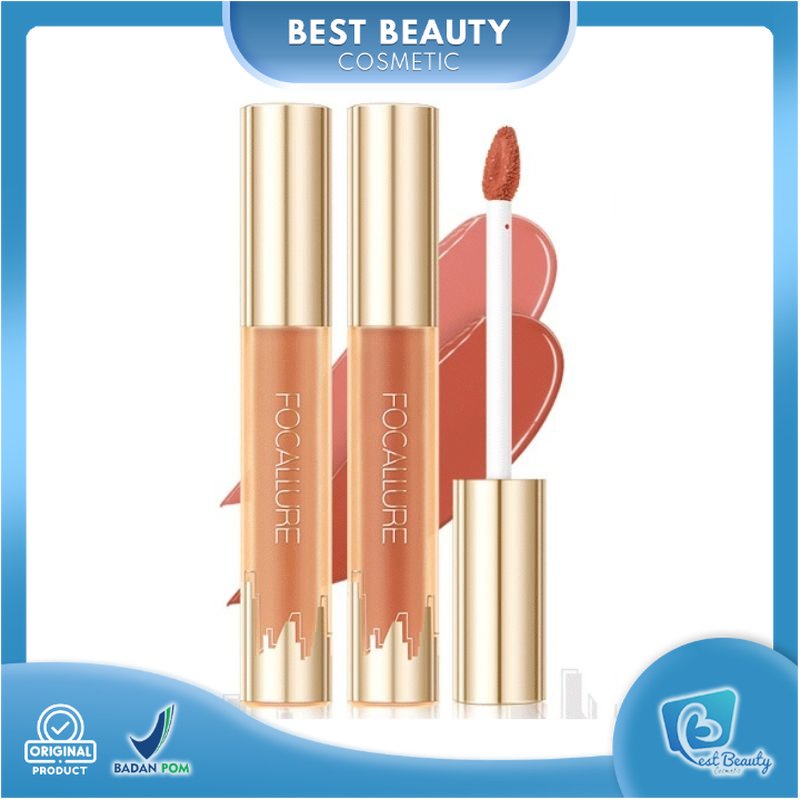 ★ BB ★ FOCALLURE Creamy Matte Liquid Lip Stain - Matte Liquid Lipstik Tahan Lama Pigmentasi Tinggi #ModernUrban | FA 425