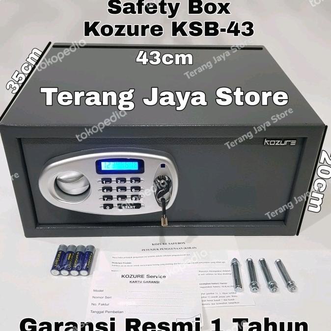 Electronic Safe Box Kozure KSB-43 Brankas Digital Kozure KSB43 Midgrey paling dicari
