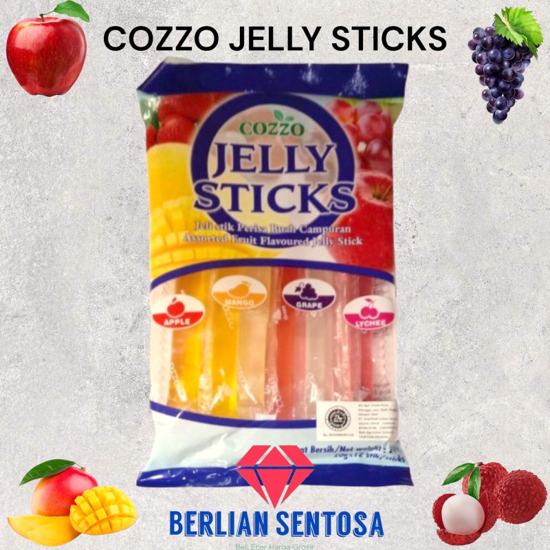 

cozzo jelly stick rasa buah agar agar snack anak 240gram