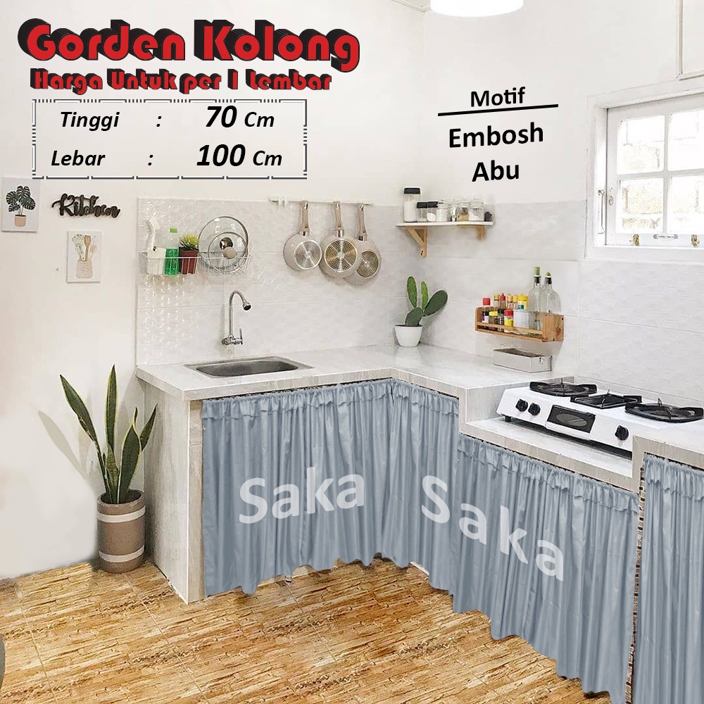 Gorden Kolong Dapur Minimalis