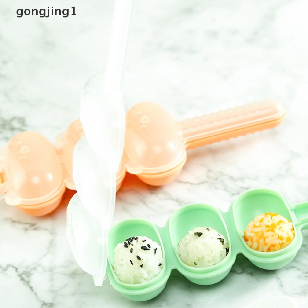 Ggg Rice Ball Mold Shakers Kids Lunch DIY Sushi Maker Mold Cetakan Alat Bento Dapur ID