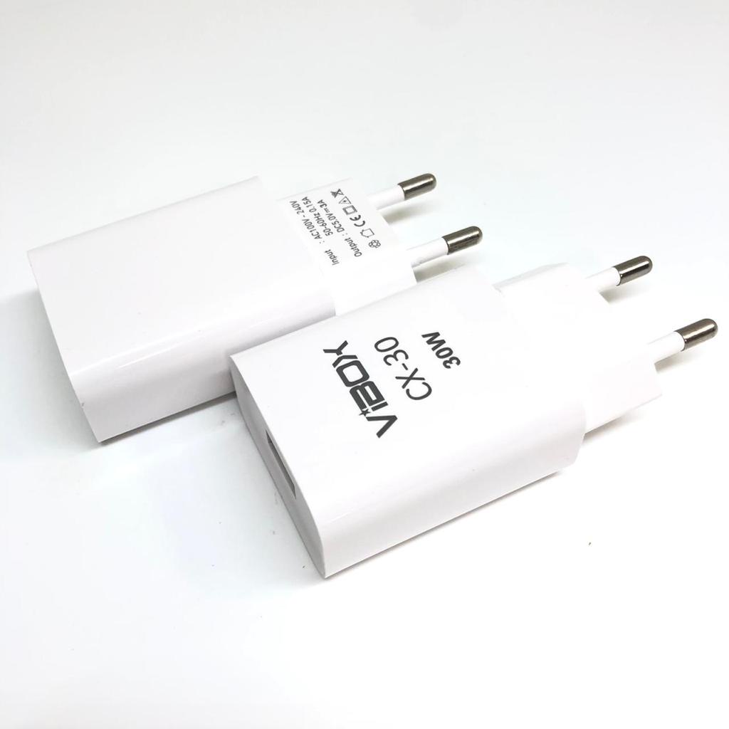 Adaptor 1 USB Kepala Charger 2.1A Adapter Batok cx30 new 1usb 3A 30w BY.SULTAN