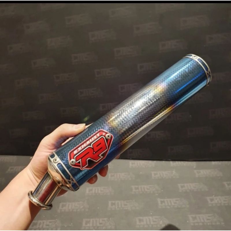 Slenser Silencer slencer silenser R9 Neo Mugello stainless Pelangi Original Ninja 2T 2 tak