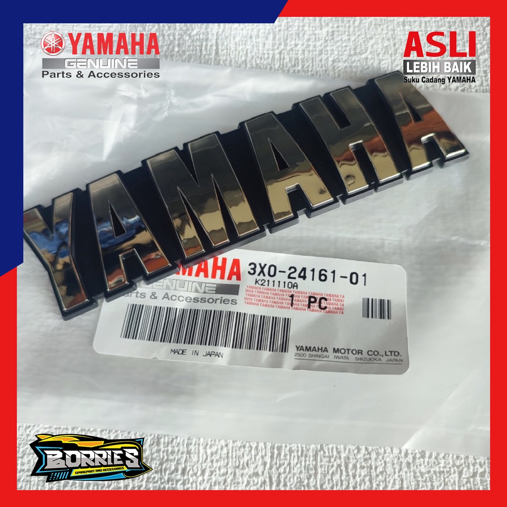 Emblem Tangki Original Yamaha RXKING RX KING RXK Cobra Master 3X0-24161-01