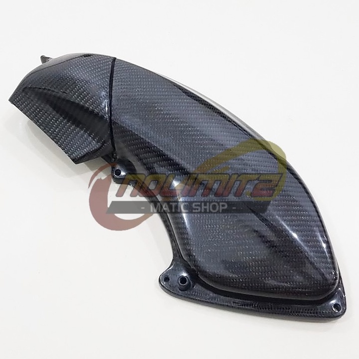 Cover Tutup Air Filter Udara Carbon Kevlar Parts Ori Yamaha NMAX OLD