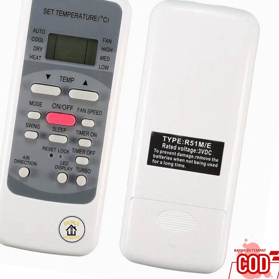 ☂Terkini✔ Remot Remote AC Midea / Dast Denpoo grade Multi Universal K- 8010 Paling Popular