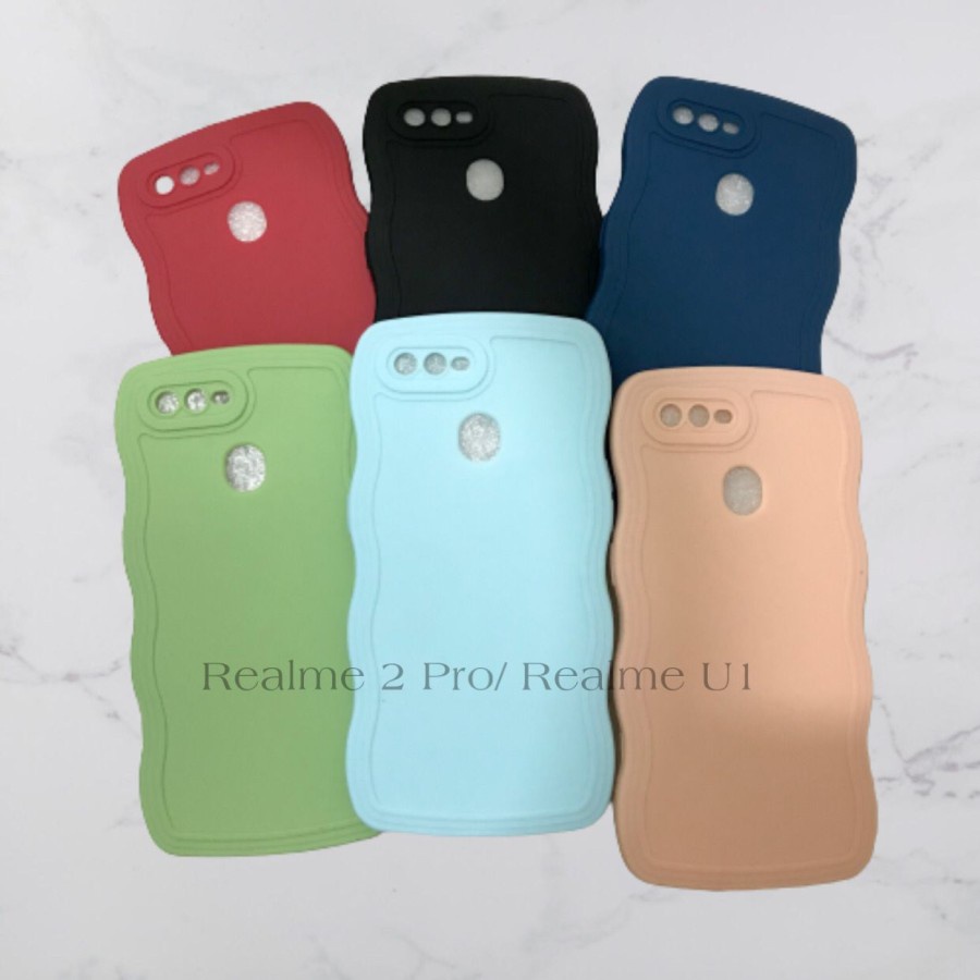 CASE REALME 2 PRO/REALME UI - SOFTCASE SILIKON GELOMBANG WAVY PRO CAMERA - GA