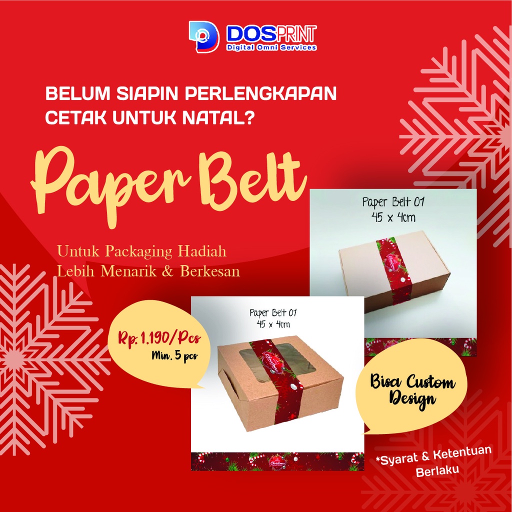 

DOSPrint - PAPER BELT SPESIAL NATAL (MIN. 5 pcs)