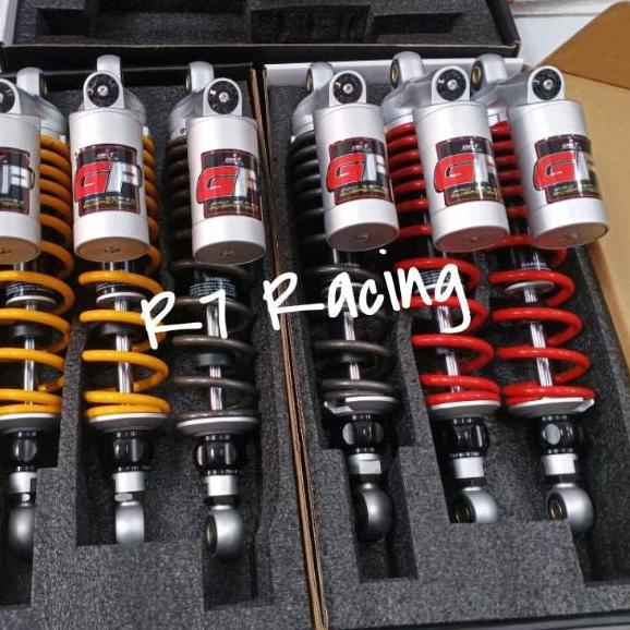 Terkini SHOCKBREAKER SHOCK DKT TABUNG GP SERIES 320MM/340MM MOTOR BEBEK SUPRA BLADE KHARISMA DLL