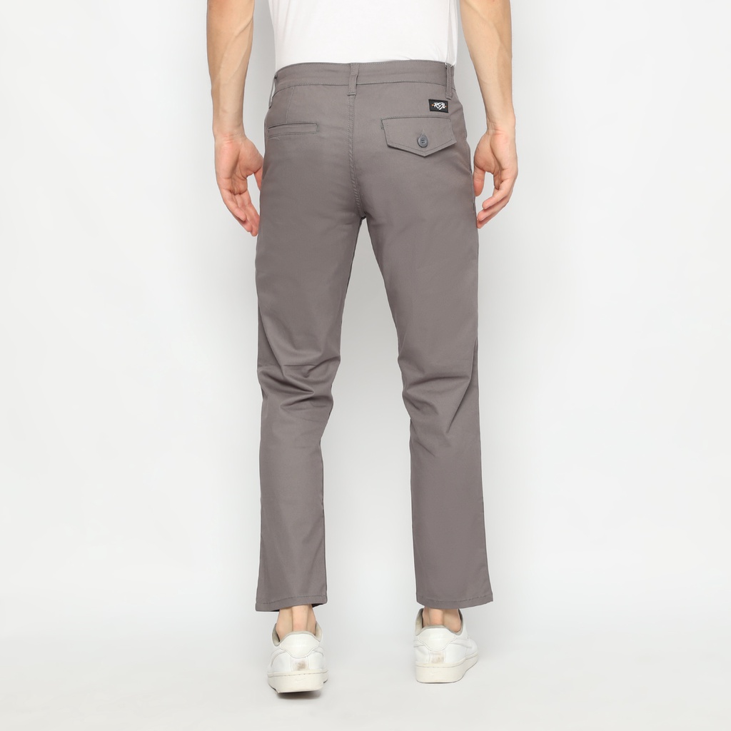 RS31 Chino Pants High Quality Super Big Size - Celana Kerja Pria Berbahan Kain Ukuran Jumbo Warna Grey