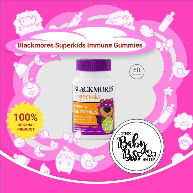 Blackmores Superkids Immune Gummies Multivitamins 60 Gummies