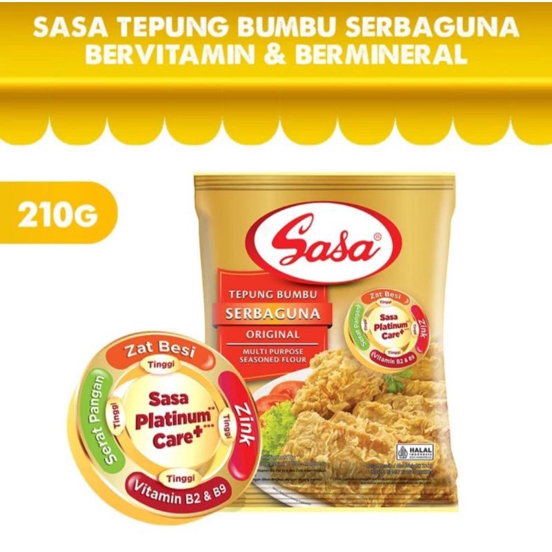 

Sasa Tepung Bumbu Serbaguna 210 gr