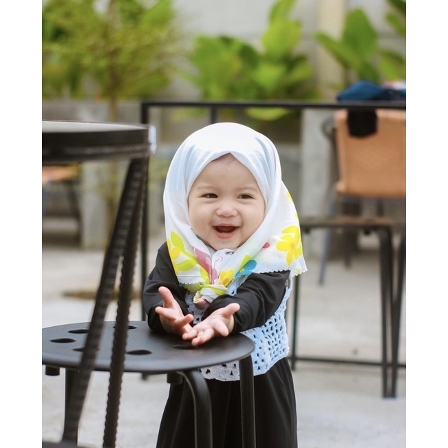 VOAL PRINTING ANAK INSTANT MOTIF KUPU2 BESAR / HIJAB INSTANT ANAK LUCU / HIJAB INSTANT ANAK KARAKTER