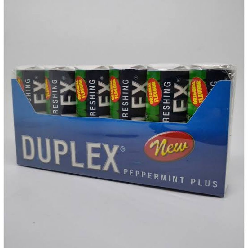 

permen duplex mint 1 pak isi 6 roll