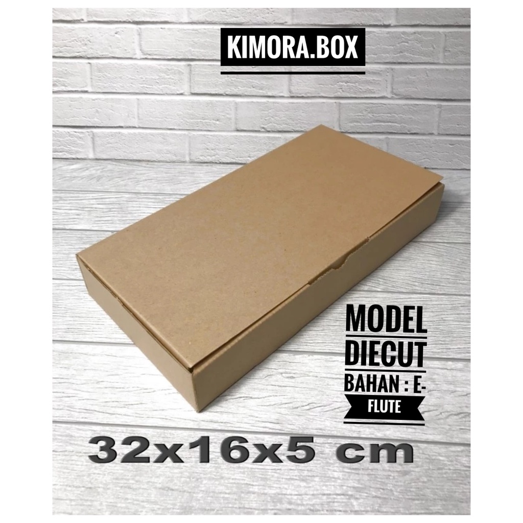 

Kardus karton uk. 32x16x5 cm...die cut box kotak Souvenir -dll