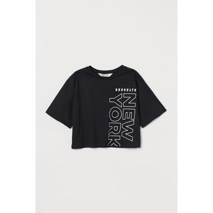 crop top wanita baju kaos crop atasan dewasa bahan katun lembut lengan pendek warna hitam kekinian