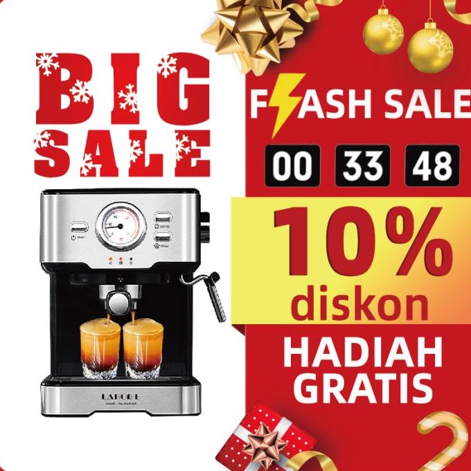 Mesin Kopi Espresso, Mesin Kopi Otomatis Pembuat Delonghi Italy Pump stok ada terus