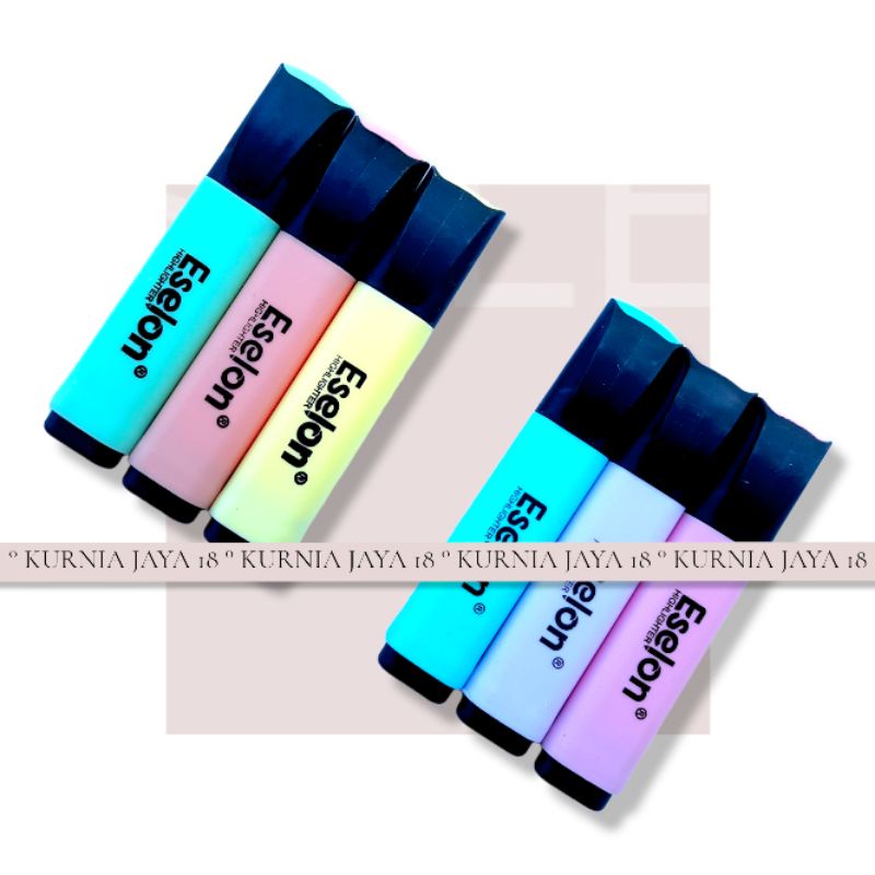 Stabilo Highlighter Set Eselon Warna Pastel ESHL-01