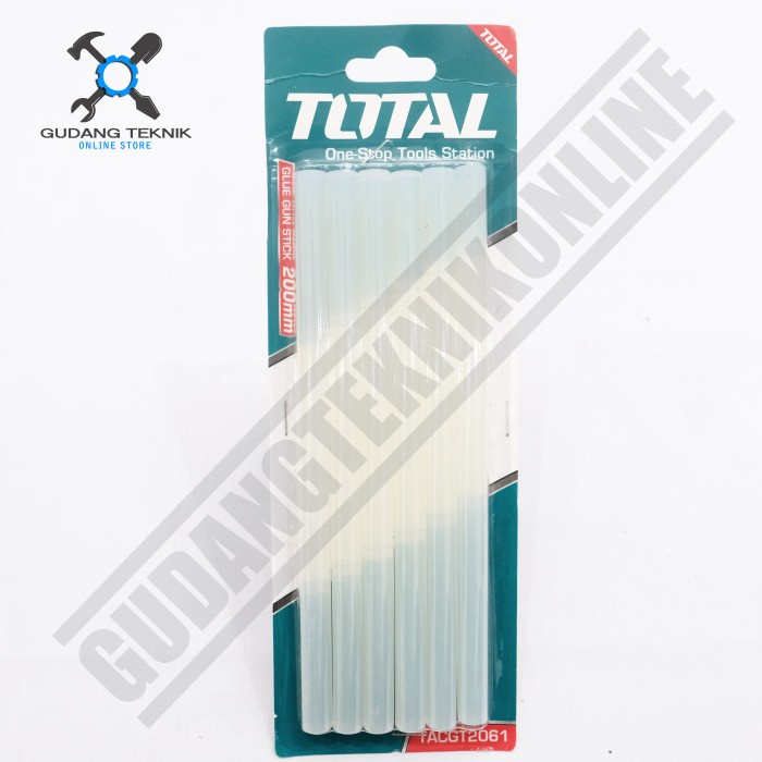 Isi Refil Lem Tembak 20cm SET isi 6pcs TACGT2061 TOTAL / Glue Gun Refill Lem Lilin Lem Tembak 6 Pcs TACGT 2061 TOTAL