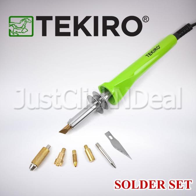Tekiro Solder Set 7 Mata 30 Watt Soldering Set Multifungsi