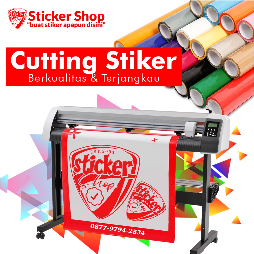 

Custom Stiker Mobil Motor Laptop Koper - Sticker Cutting Profix Oracal