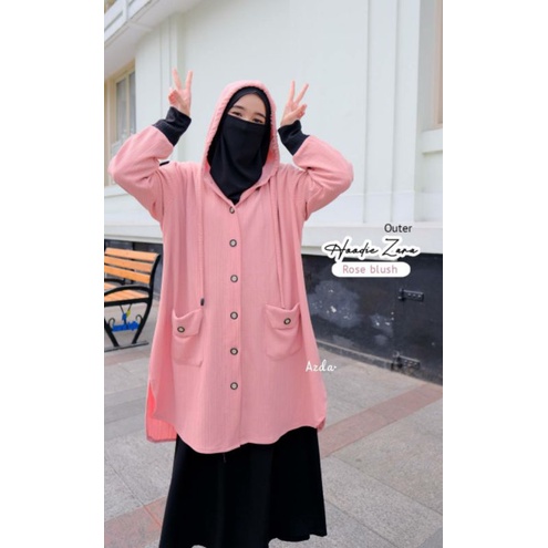 OUTER HOODIE ZARA BY AZDA HIJAB (JACKET SYAR'I)