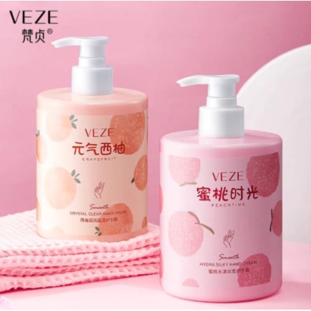 Veze Smooth Kristal Clear Hand Cream Peachtime Grapefruit HK