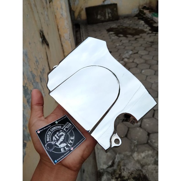 ORI COPOTAN TUTUP GIR DEPAN MEGAPRO HIU LAMA CHROME