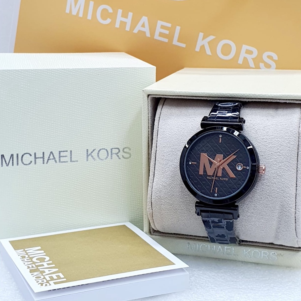 {COD✔️} NEW Jam Tangan Premium Wanita MK4335 Full Set - Tanggal Aktif - jam tangan cewek fashion ter